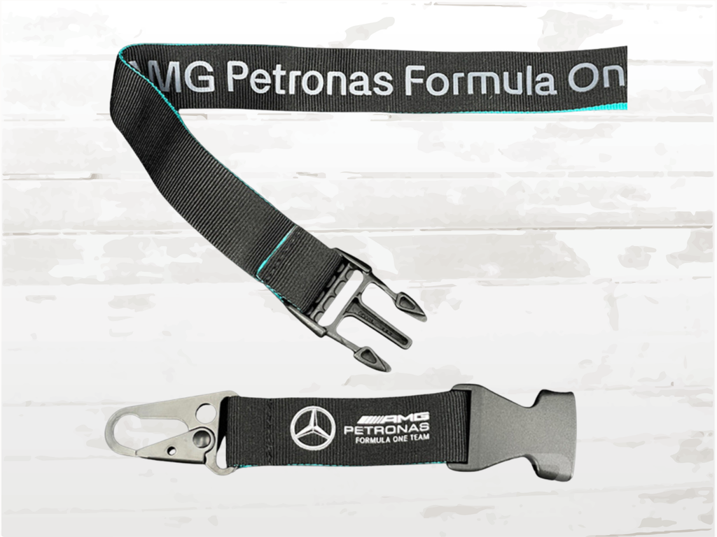 Mercedes AMG F1 Keyring Lanyard – Motorsport Fan Gift | Racing Accessories