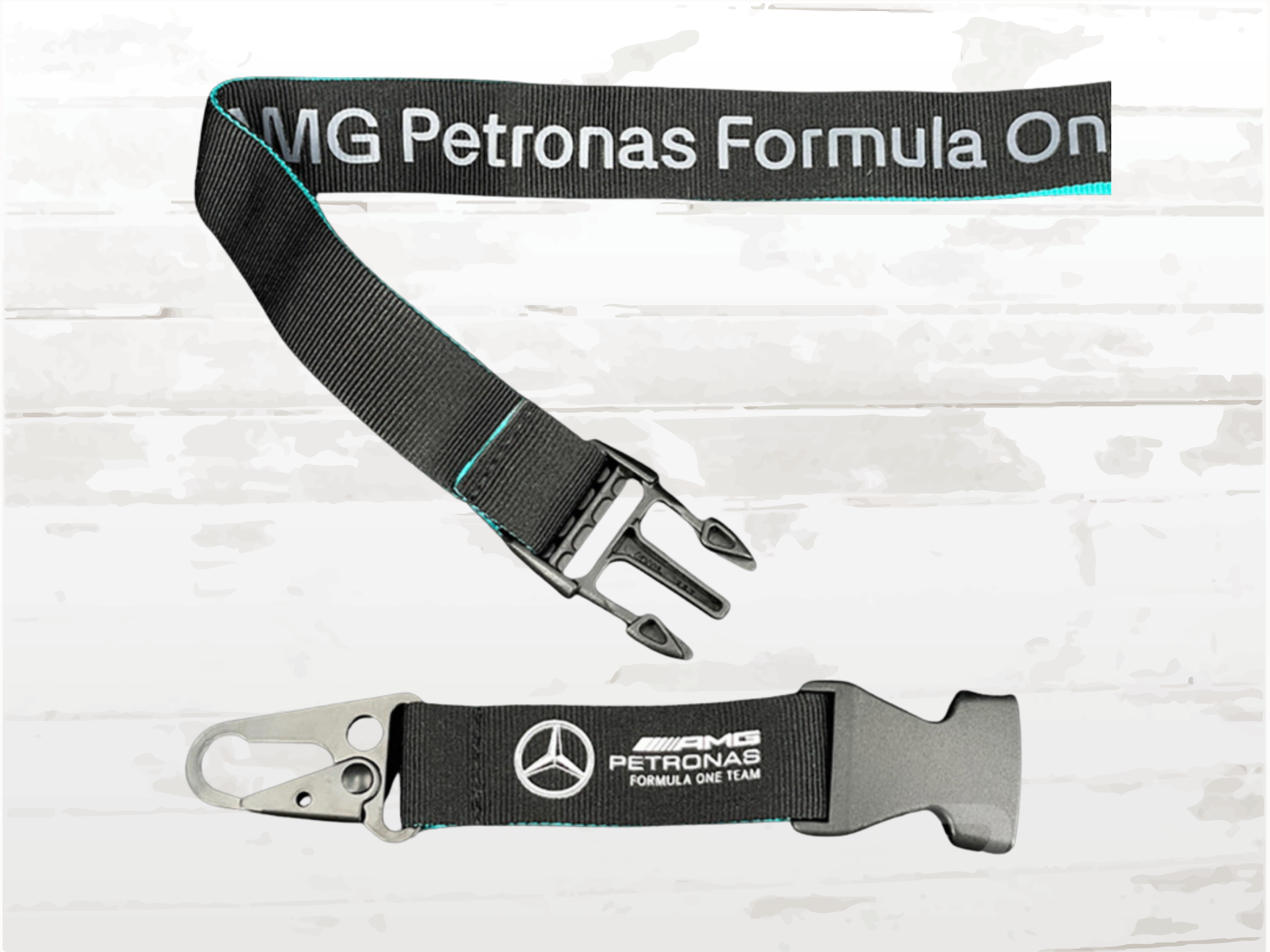 Mercedes AMG F1 Keyring Lanyard – Motorsport Fan Gift | Racing Accessories