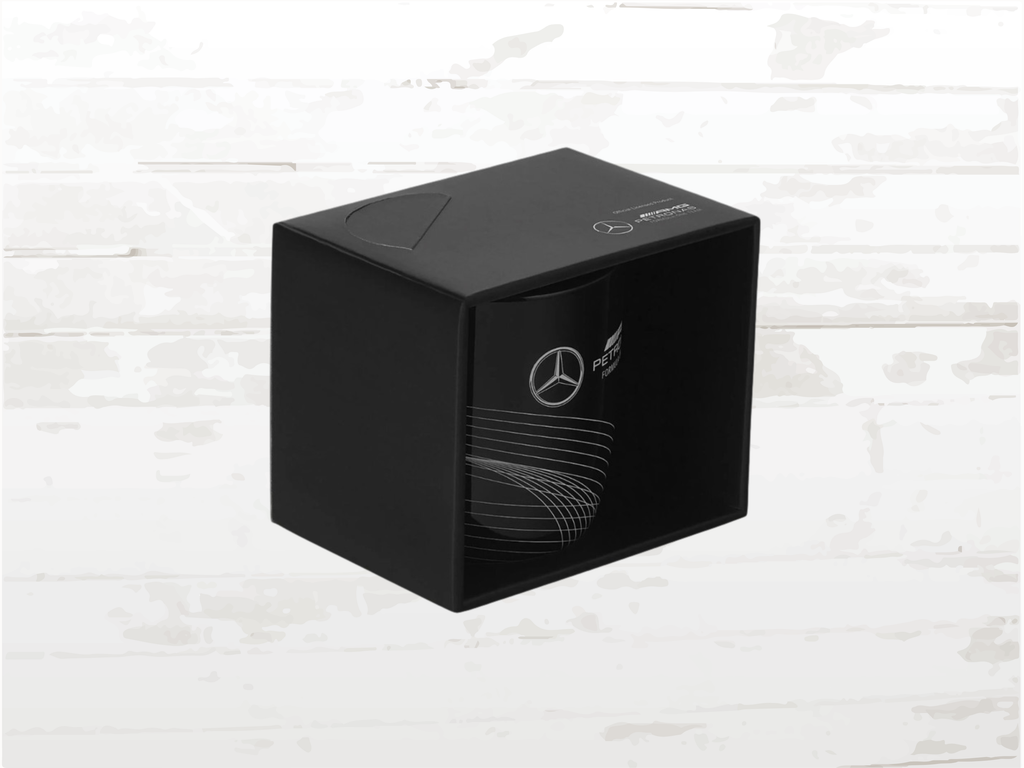 Mercedes F1 Team Mug, Hamilton Russell Antonelli Design, Ceramic Motorsport Gift 350ml