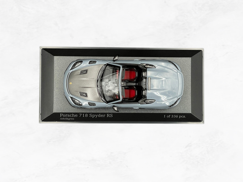 Porsche 718 Spyder RS 2023 | Arctic Grey | Weissach Package | 1:43 Scale | Limited 336