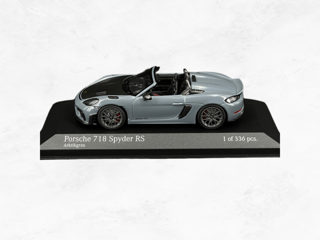 Porsche 718 Spyder RS 2023 | Arctic Grey | Weissach Package | 1:43 Scale | Limited 336