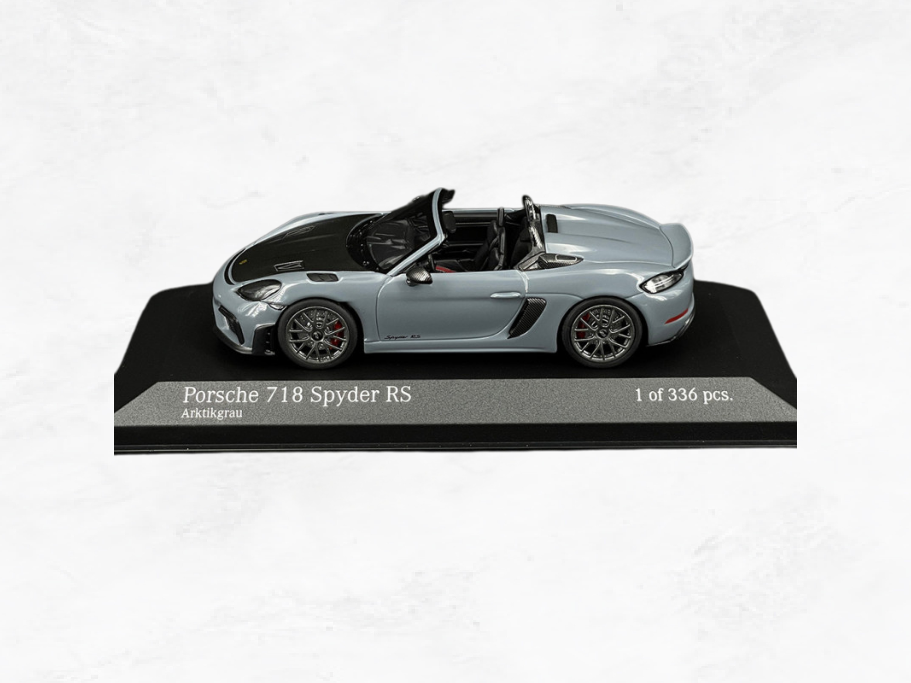 Porsche 718 Spyder RS 2023 | Arctic Grey | Weissach Package | 1:43 Scale | Limited 336