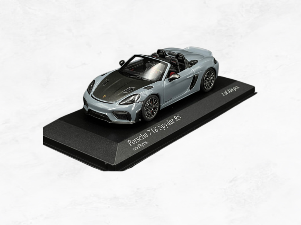 Porsche 718 Spyder RS 2023 | Arctic Grey | Weissach Package | 1:43 Scale | Limited 336