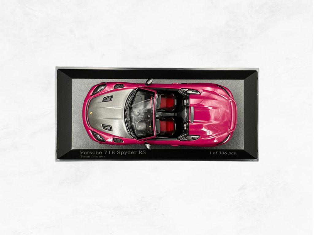 Porsche 718 Spyder RS 2023 | Rubystar | Weissach Package | 1:43 Scale | Limited 336
