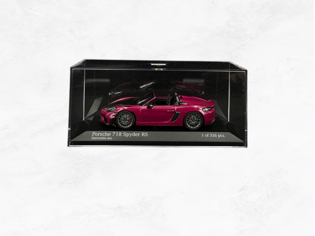 Porsche 718 Spyder RS 2023 | Rubystar | Weissach Package | 1:43 Scale | Limited 336