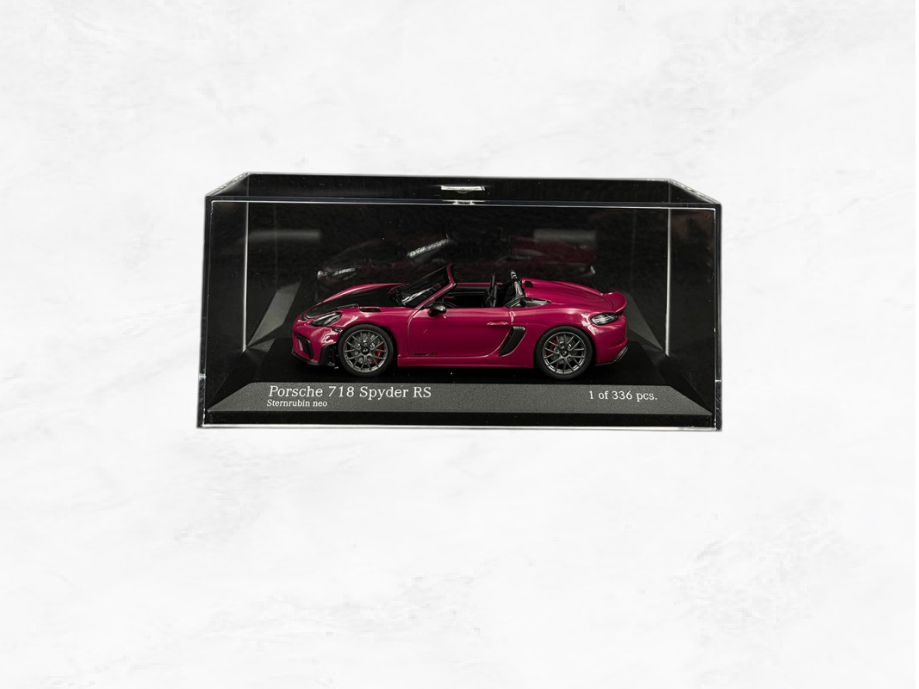 Porsche 718 Spyder RS 2023 | Rubystar | Weissach Package | 1:43 Scale | Limited 336