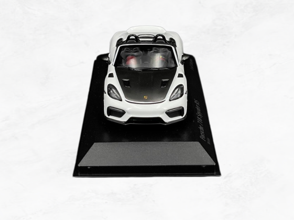 Porsche 718 Spyder RS 2023 White | 1:43 Scale Model | Weissach Package | Limited 336 Pieces