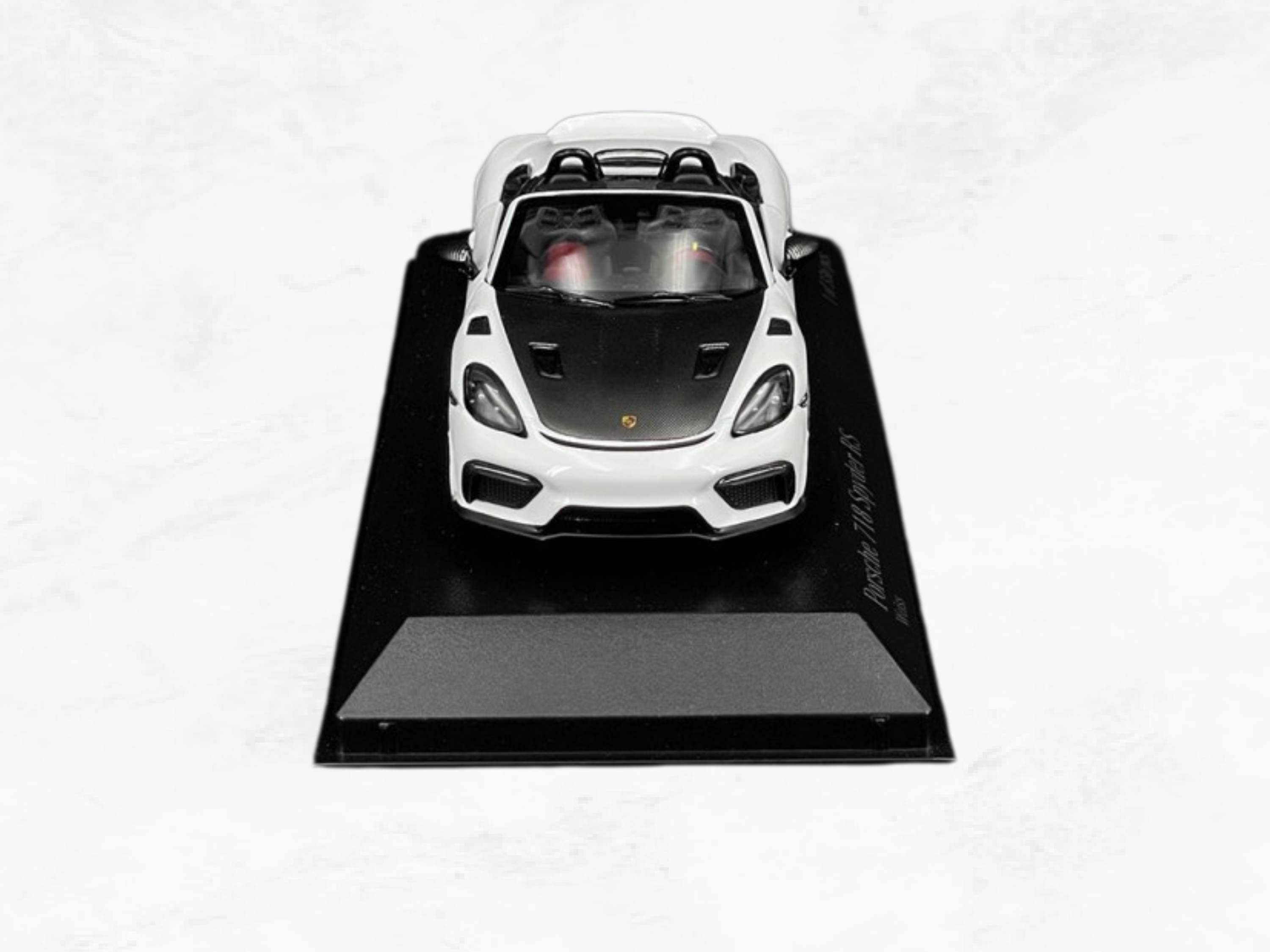 Porsche 718 Spyder RS 2023 White | 1:43 Scale Model | Weissach Package | Limited 336 Pieces