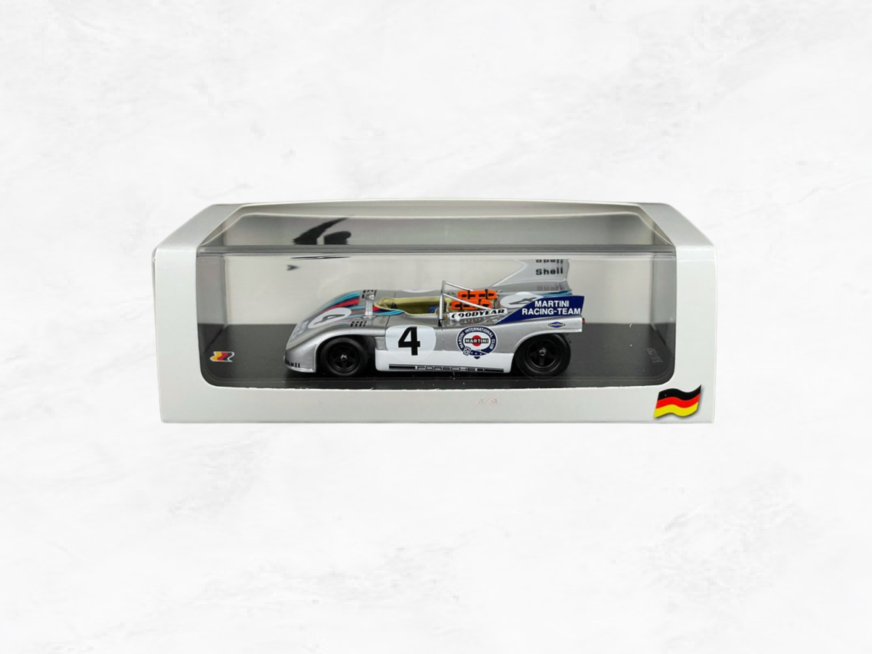 Porsche 908/3 Scale Model Martini Racing Nürburgring 1971 No.4 | 1:43 Limited 750 Pieces