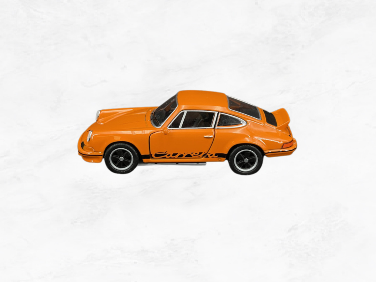 Porsche 911 Carrera RS 2.7 1973 Orange Black | 1:38 Scale Diecast