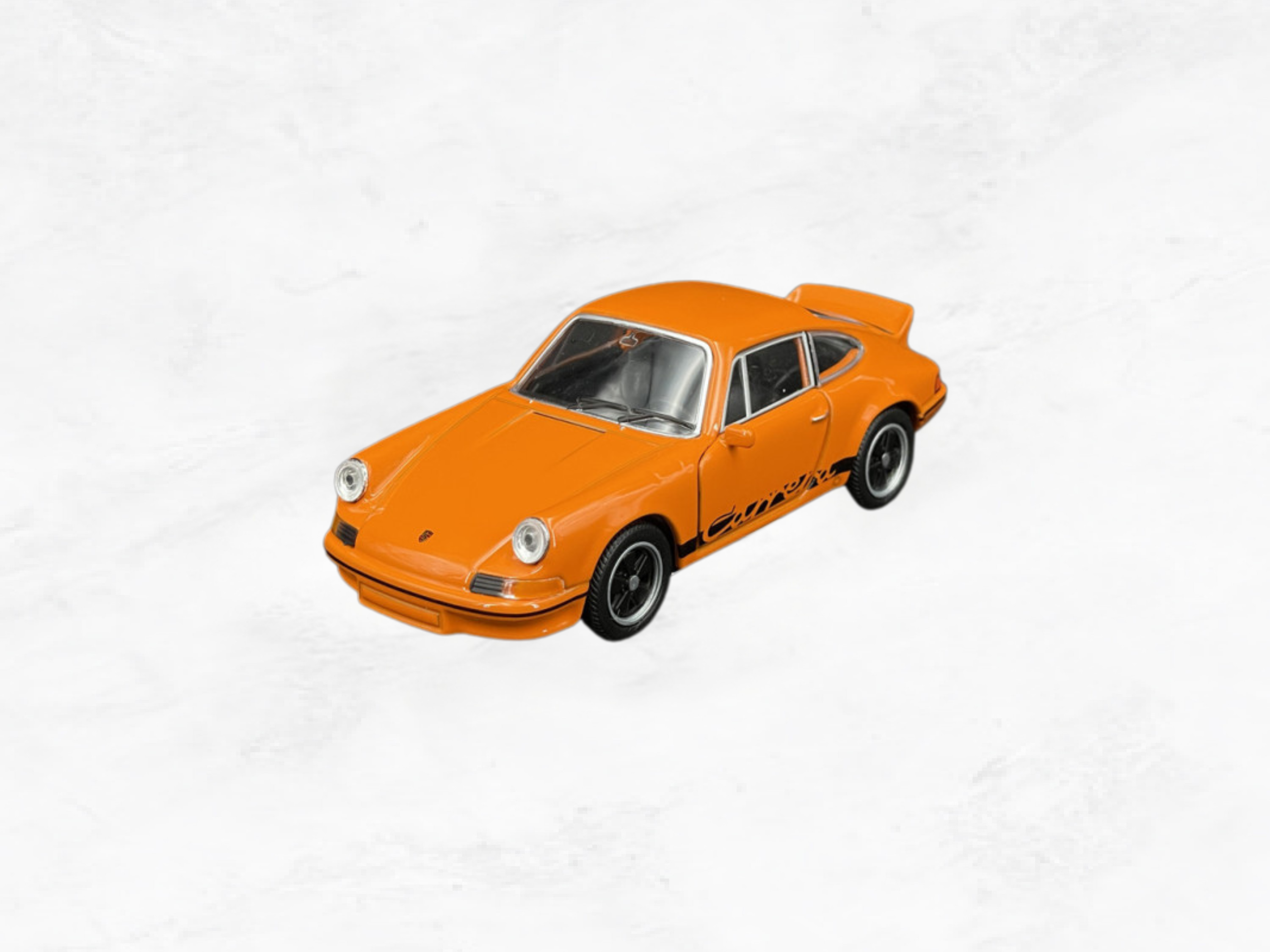 Porsche 911 Carrera RS 2.7 1973 | Orange & Black | 1:38 Scale Diecast Friction Toy