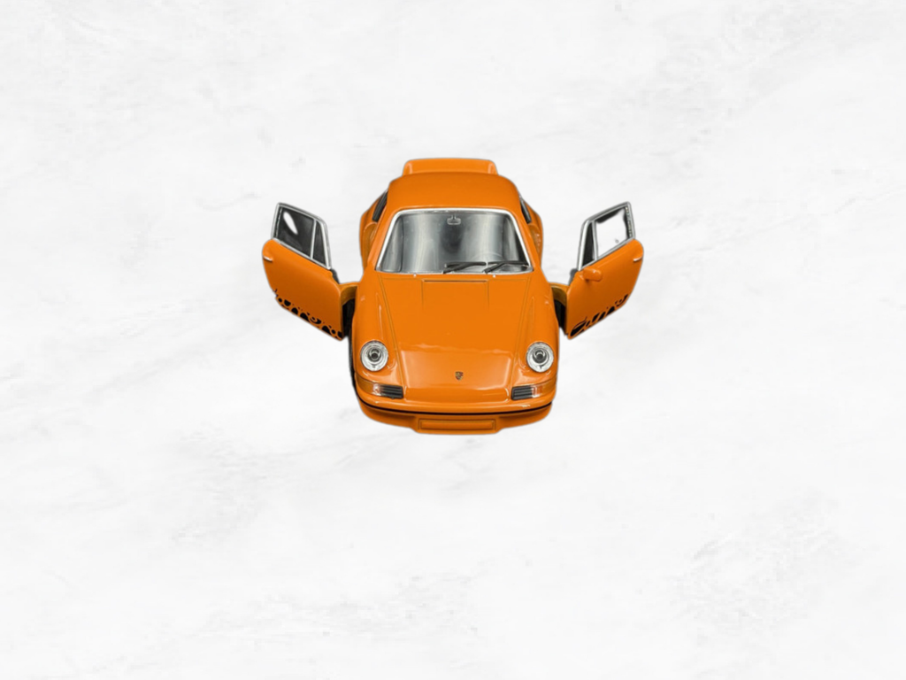 Porsche 911 Carrera RS 2.7 1973 | Orange & Black | 1:38 Scale Diecast Friction Toy