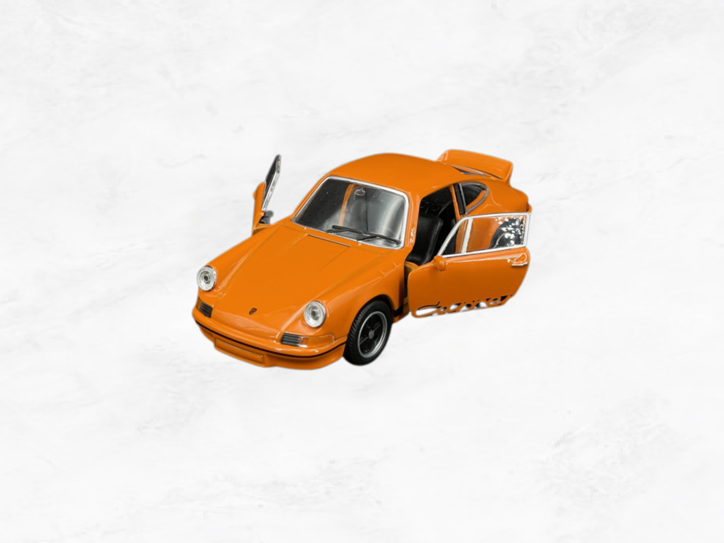Porsche 911 Carrera RS 2.7 1973 | Orange & Black | 1:38 Scale Diecast Friction Toy