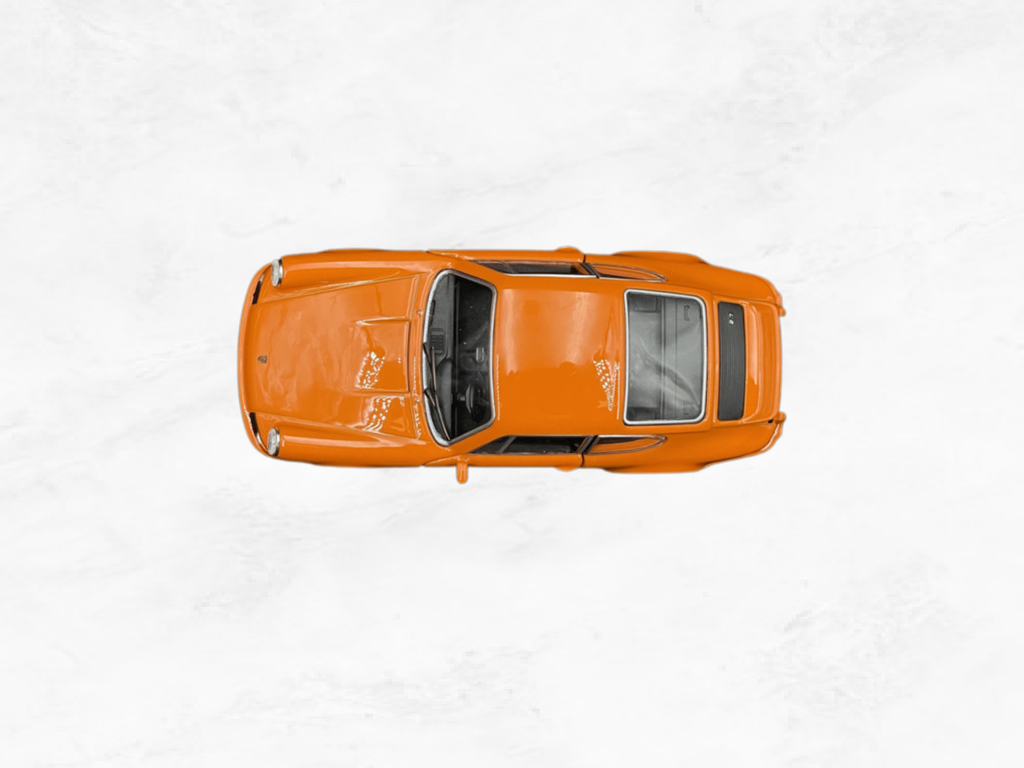 Porsche 911 Carrera RS 2.7 1973 | Orange & Black | 1:38 Scale Diecast Friction Toy