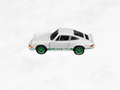 Porsche 911 Carrera RS 2.7 1973 | White & Green | 1:38 Scale Diecast Friction Toy