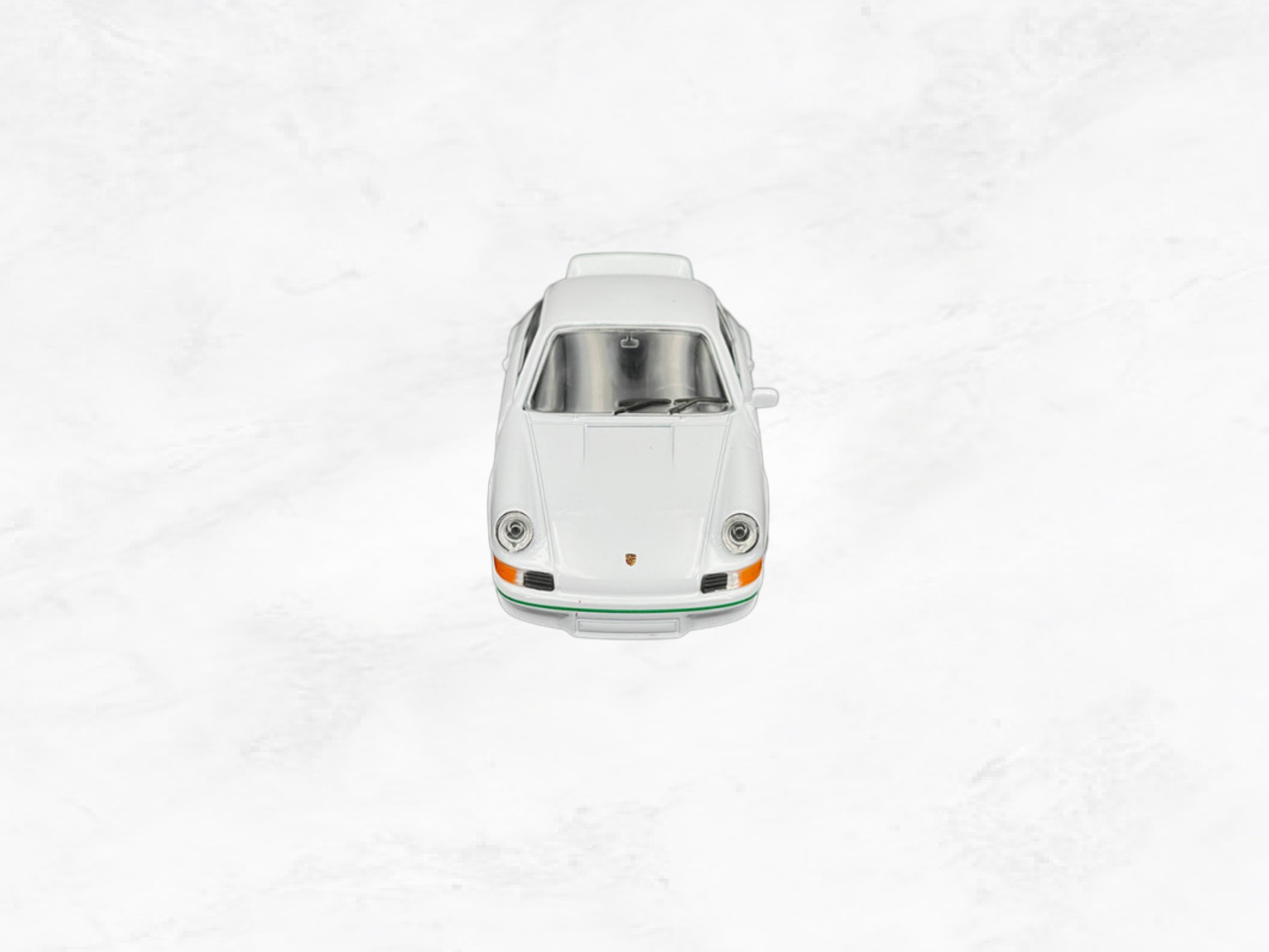 Porsche 911 Carrera RS 2.7 1973 | White & Green | 1:38 Scale Diecast Friction Toy