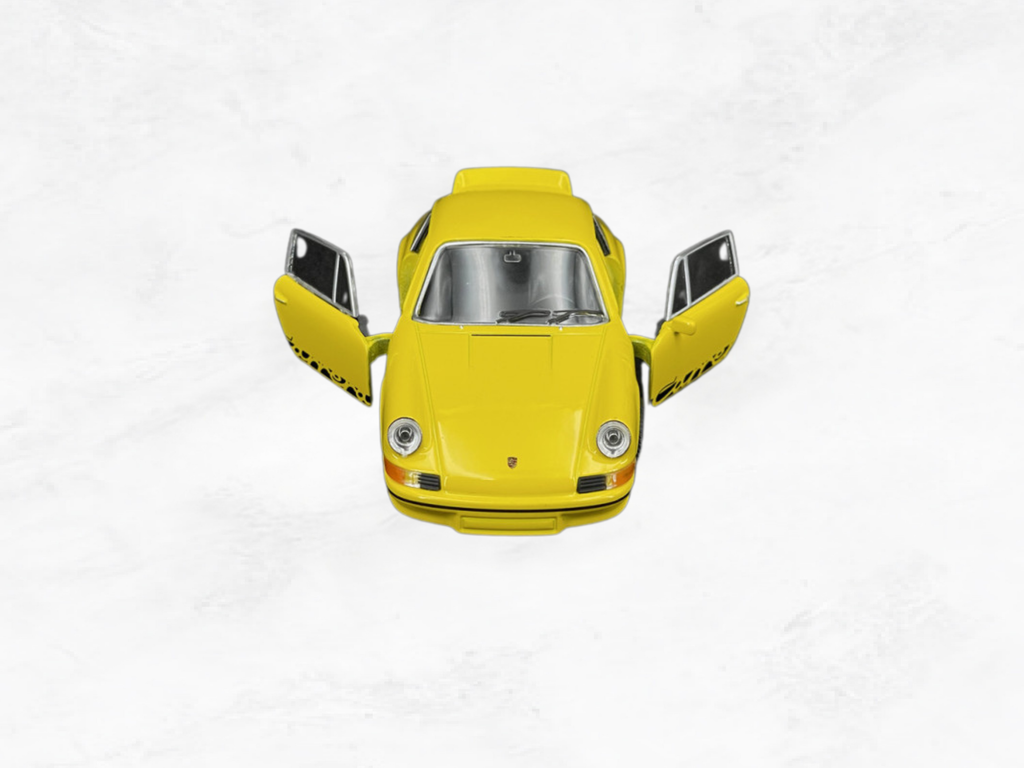 Porsche 911 Carrera RS 2.7 1973 | Yellow & Black | 1:38 Scale Diecast Friction Toy