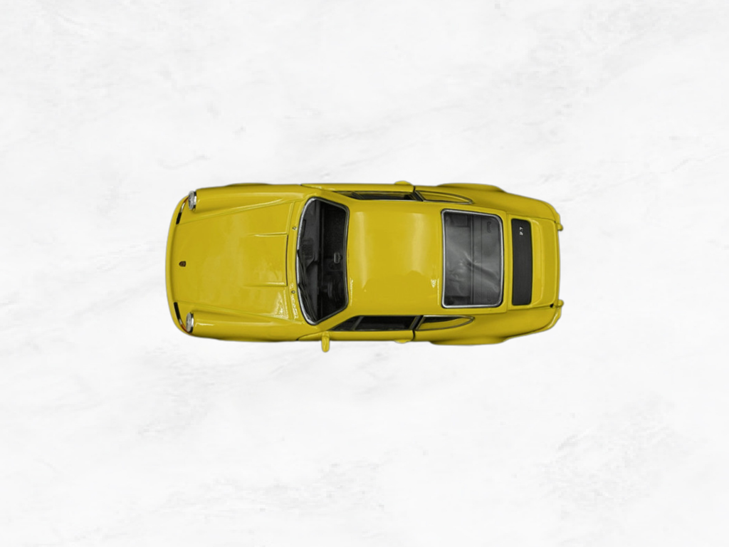 Porsche 911 Carrera RS 2.7 1973 | Yellow & Black | 1:38 Scale Diecast Friction Toy