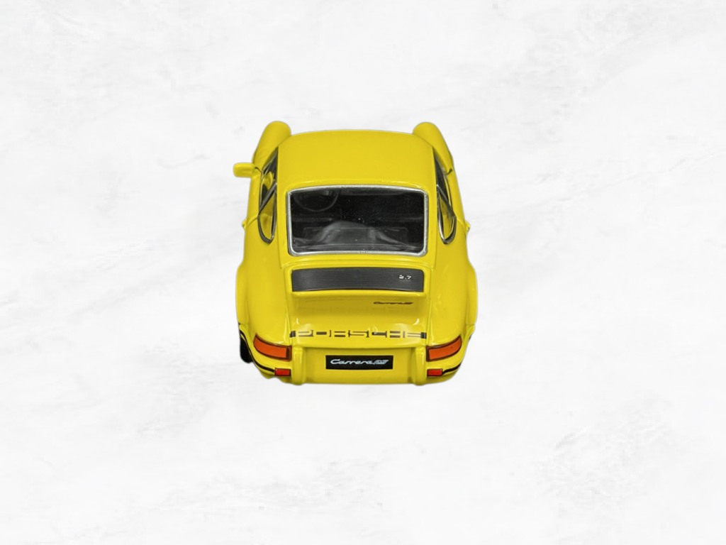Porsche 911 Carrera RS 2.7 1973 | Yellow & Black | 1:38 Scale Diecast Friction Toy