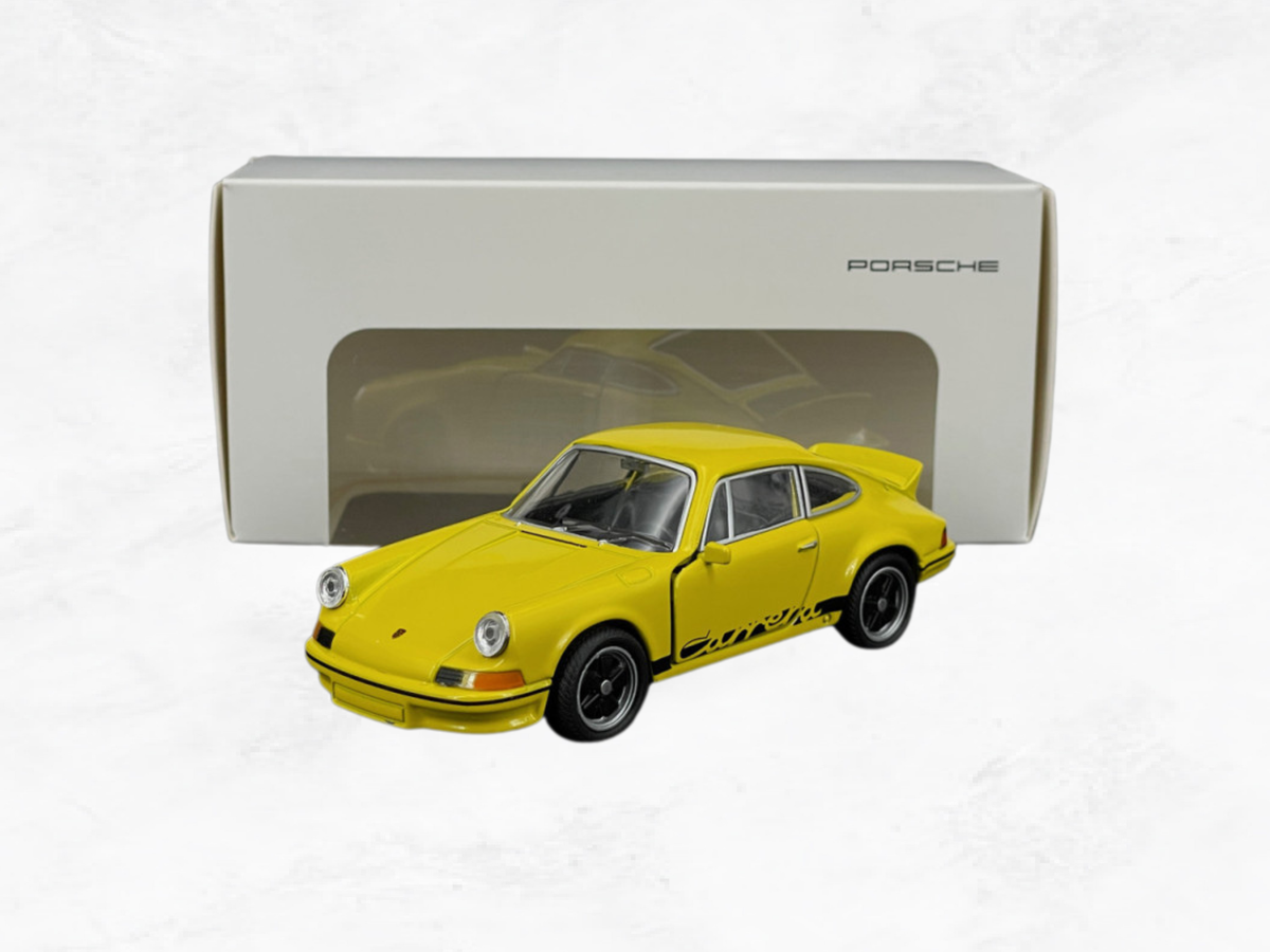 Porsche 911 Carrera RS 2.7 1973 Yellow Black | 1:38 Scale Diecast