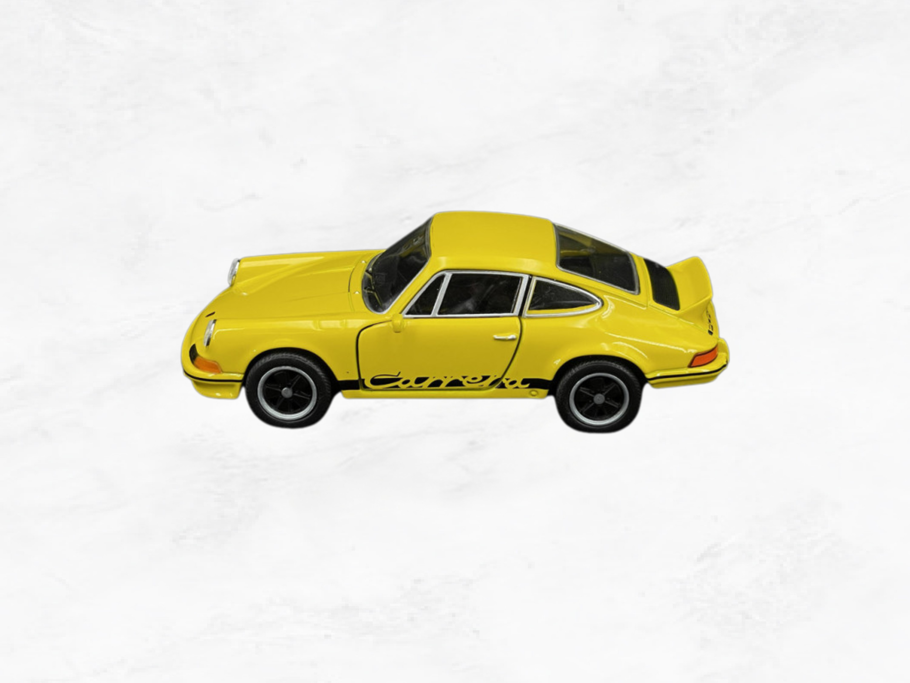 Porsche 911 Carrera RS 2.7 1973 | Yellow & Black | 1:38 Scale Diecast Friction Toy