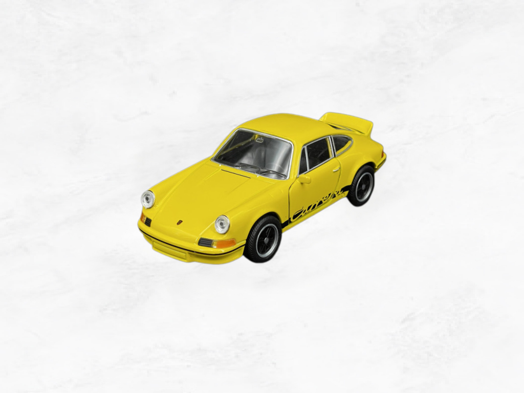 Porsche 911 Carrera RS 2.7 1973 | Yellow & Black | 1:38 Scale Diecast Friction Toy