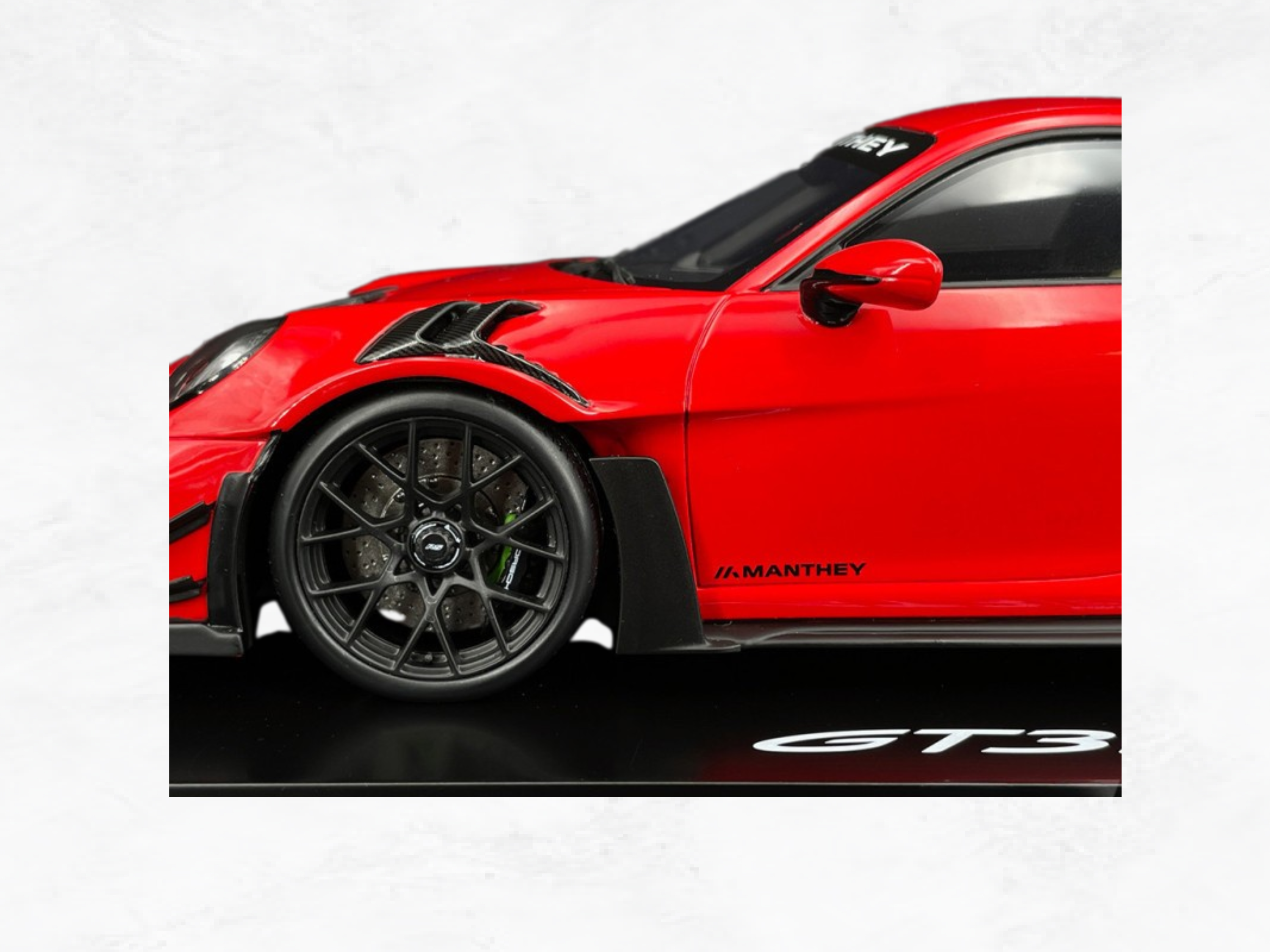 Porsche 911 GT3 RS 992 Manthey Racing 1:18 Scale Model — Guards Red 2024
