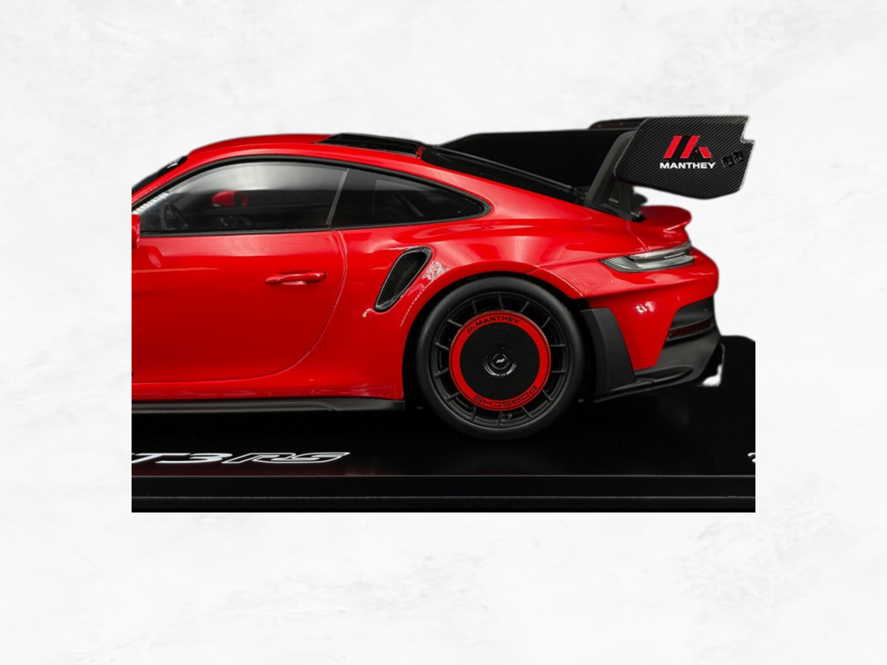 Porsche 911 GT3 RS 992 Manthey Racing 1:18 Scale Model — Guards Red 2024