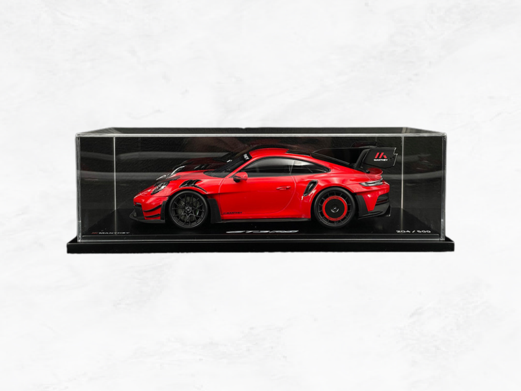 Porsche 911 GT3 RS 992 Manthey Racing 1:18 Scale Model — Guards Red 2024