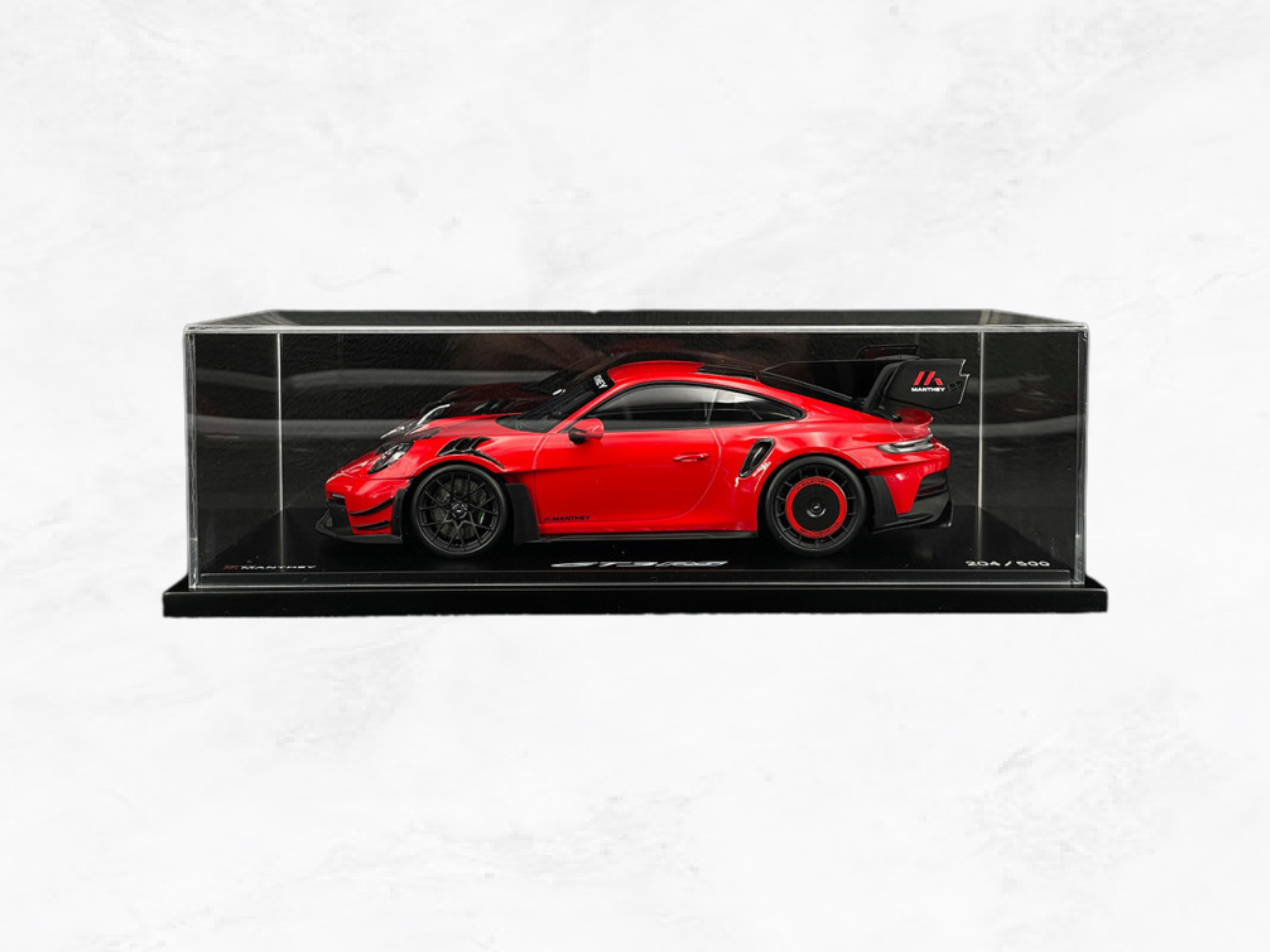 Porsche 911 GT3 RS 992 Manthey Racing 1:18 Scale Model — Guards Red 2024
