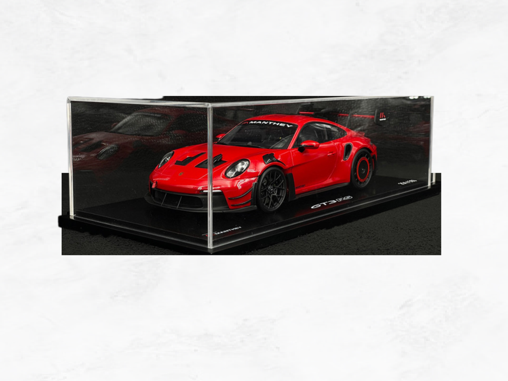 Porsche 911 GT3 RS 992 Manthey Racing 1:18 Scale Model — Guards Red 2024