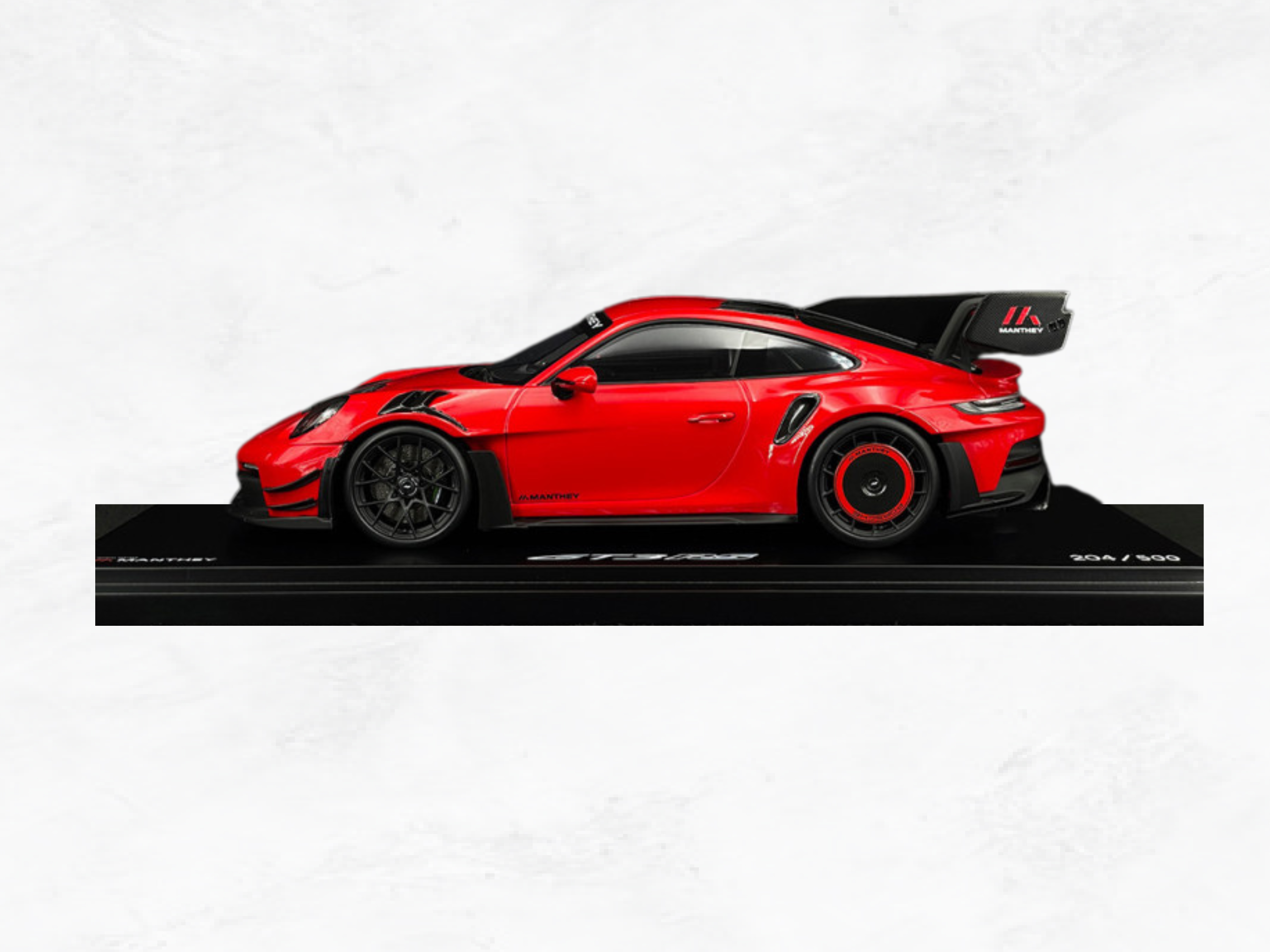 Porsche 911 GT3 RS 992 Manthey Racing 1:18 Scale Model — Guards Red 2024