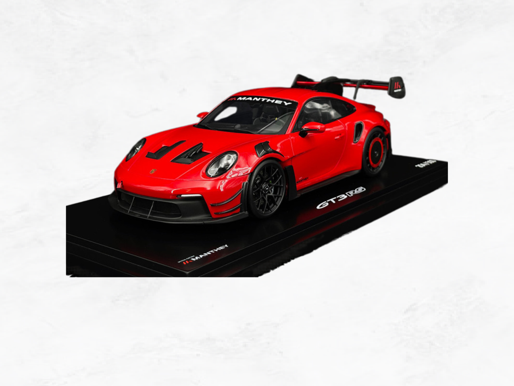 Porsche 911 GT3 RS 992 Manthey Racing 1:18 Scale Model — Guards Red 2024
