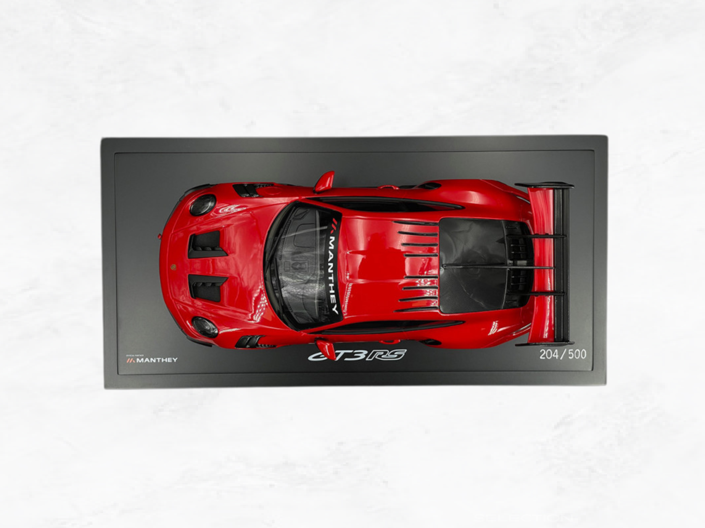 Porsche 911 GT3 RS 992 Manthey Racing 1:18 Scale Model — Guards Red 2024