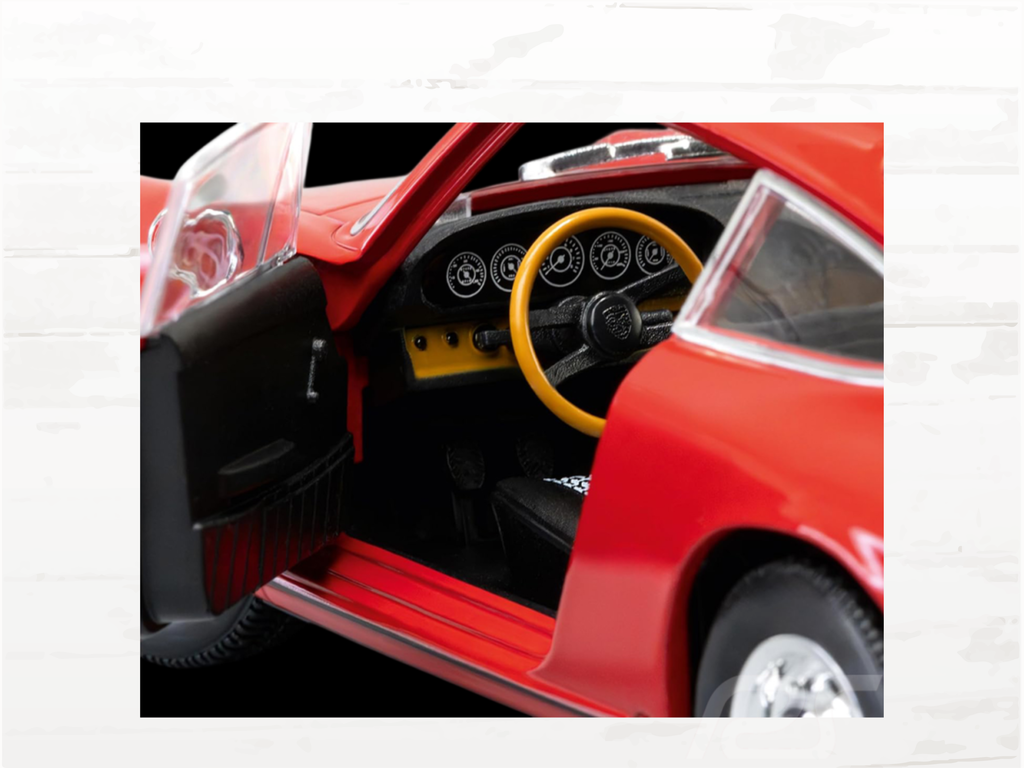 Porsche 911 Model Kit 1965 – Signal Red 1:24 Scale with Sound & Light Effects