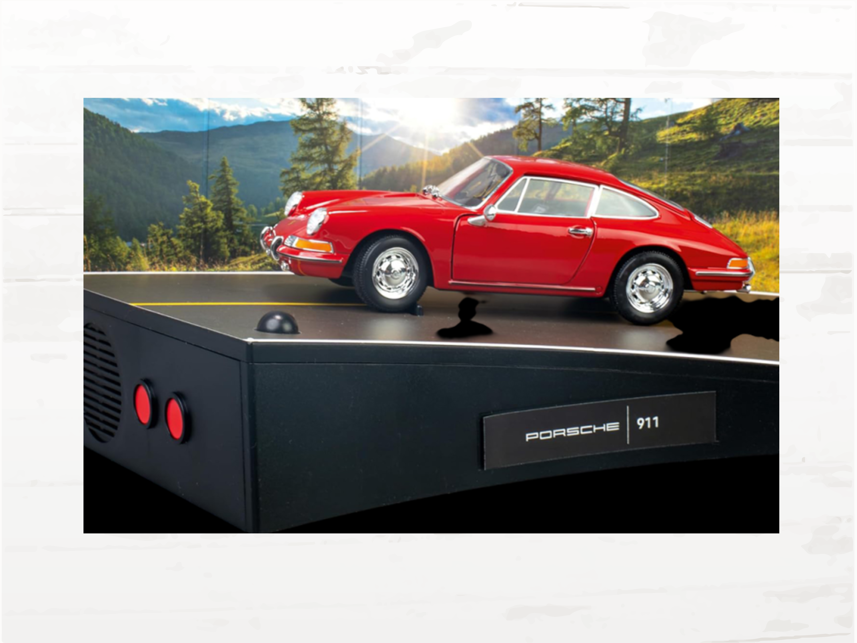 Porsche 911 Model Kit 1965 – Signal Red 1:24 Scale with Sound & Light Effects