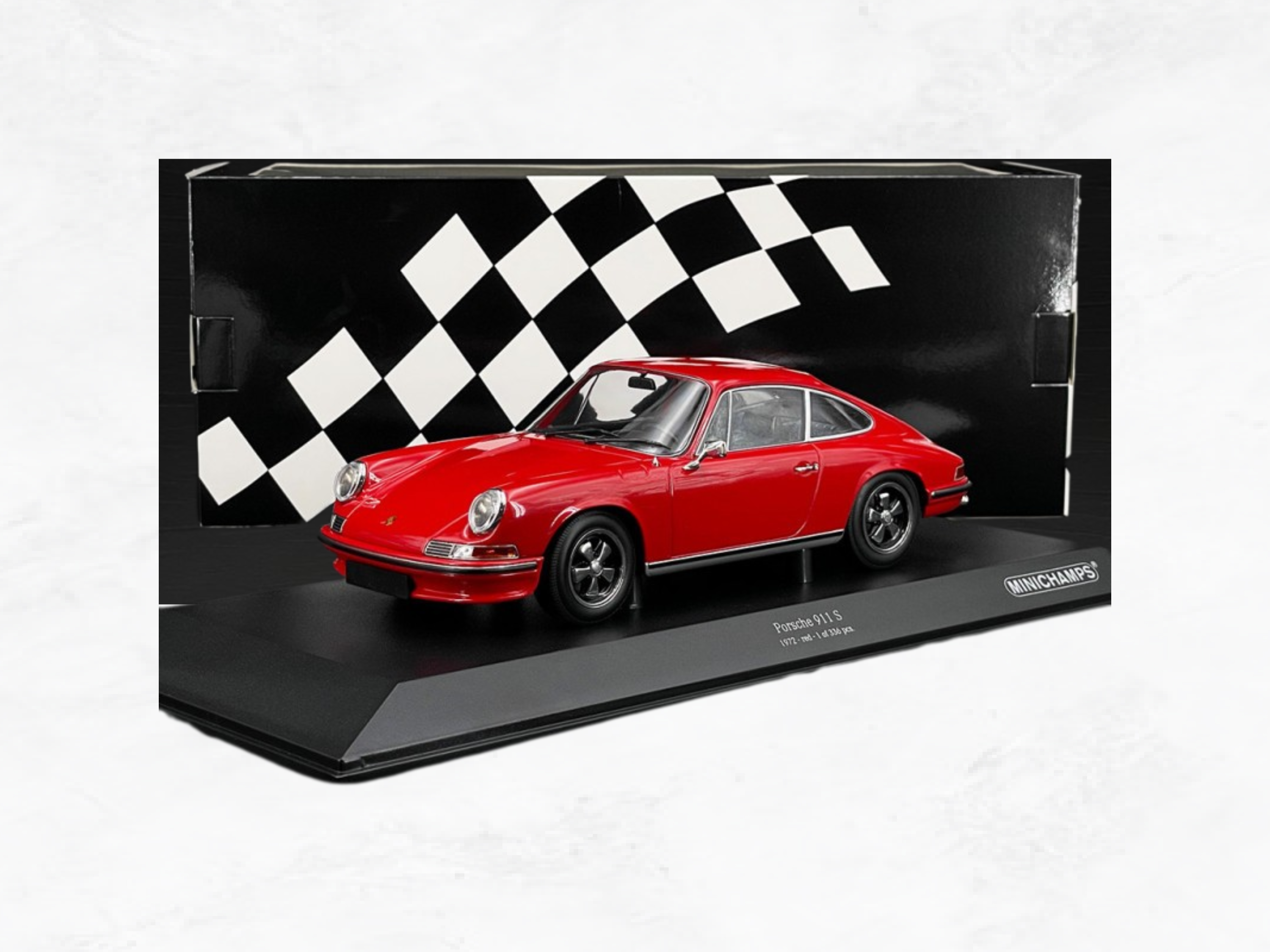 Porsche 911 S 2.4 1972 Red | 1:18 Scale Model | Air Cooled Classic | Limited 336 Pieces