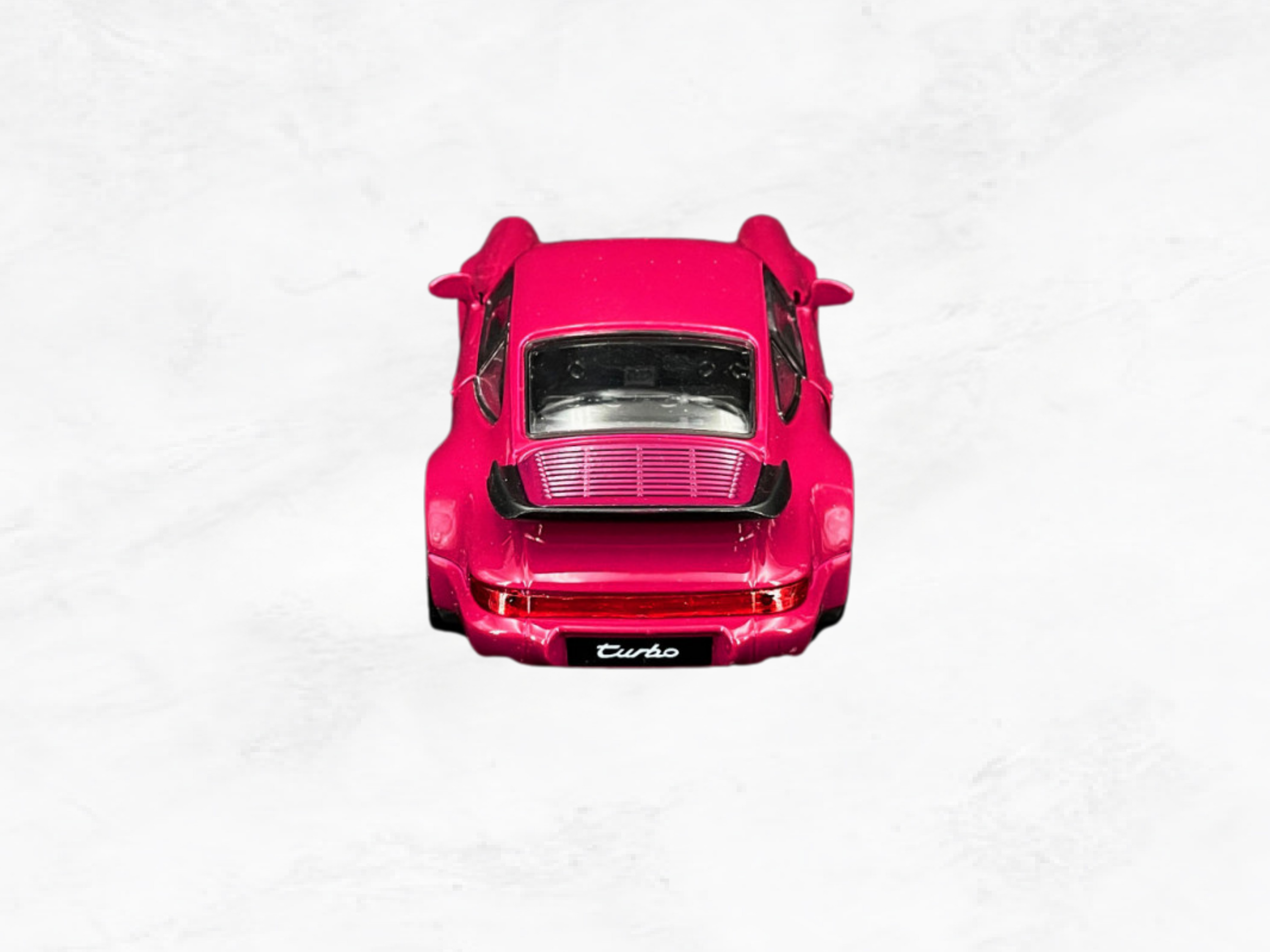 Porsche 911 Turbo 964 Pullback Toy Car | Ruby Red | 1:38 Scale Diecast | Opening Doors