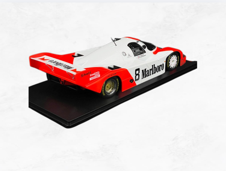 Porsche 956 KH No.8 | 2nd Place 1000km Silverstone 1983 | 1:18 Scale Model | Group C Endurance