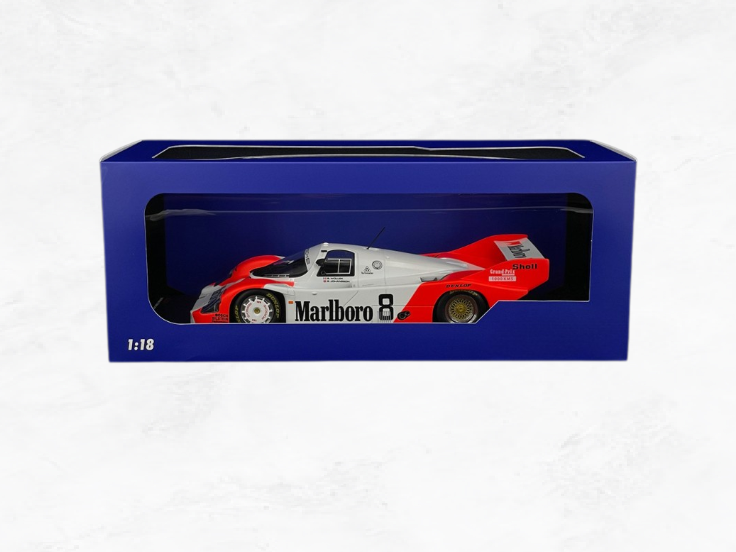 Porsche 956 KH No.8 | 2nd Place 1000km Silverstone 1983 | 1:18 Scale Model | Group C Endurance