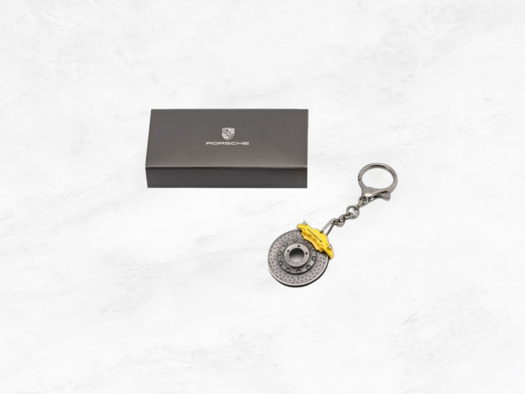 Porsche Brake Disc Key Ring – Yellow Brake Disc