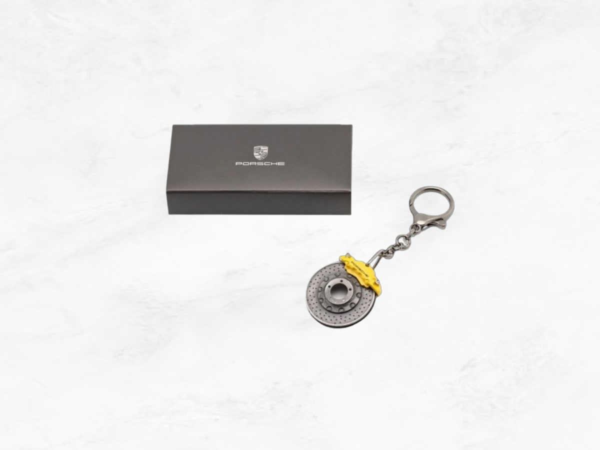 Porsche Brake Disc Key Ring – Yellow Brake Disc