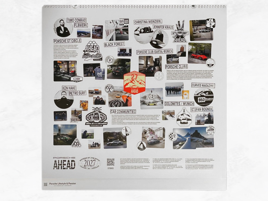 Porsche 2027 Calendar – Ahead, Bonded By The Road, United By Passion (Limited Edition)