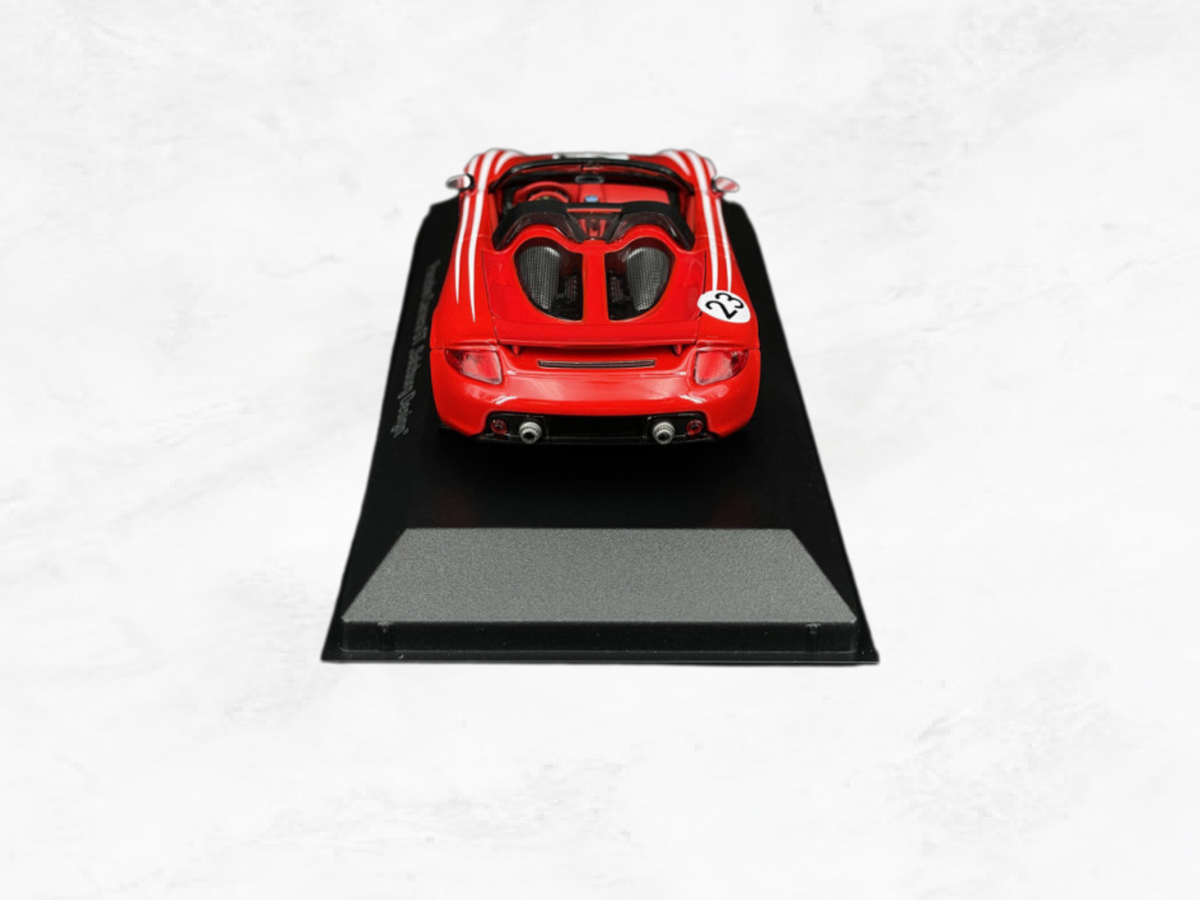 Porsche Carrera GT 2005 No.23 Salzburg Design – 1:43 Scale Model | Minichamps | Red & White
