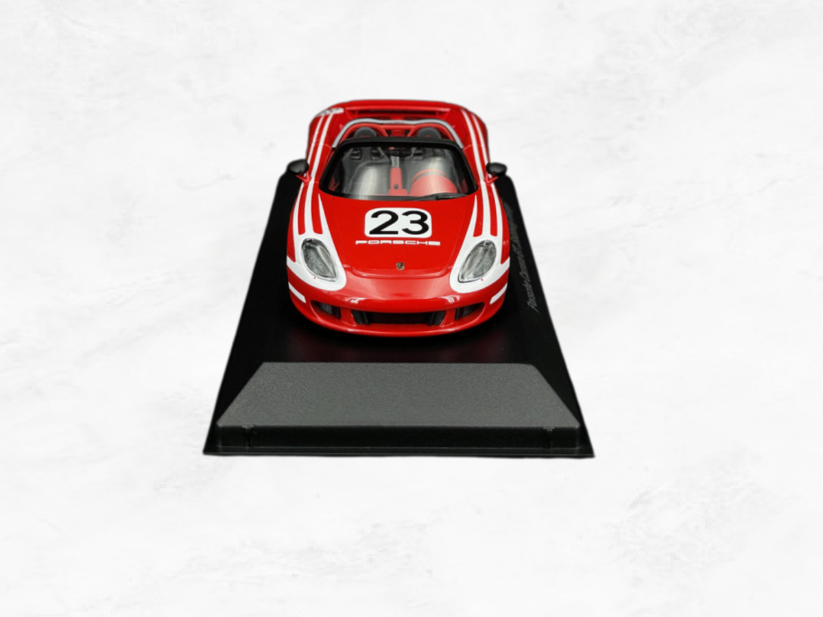Porsche Carrera GT 2005 No.23 Salzburg Design – 1:43 Scale Model | Minichamps | Red & White