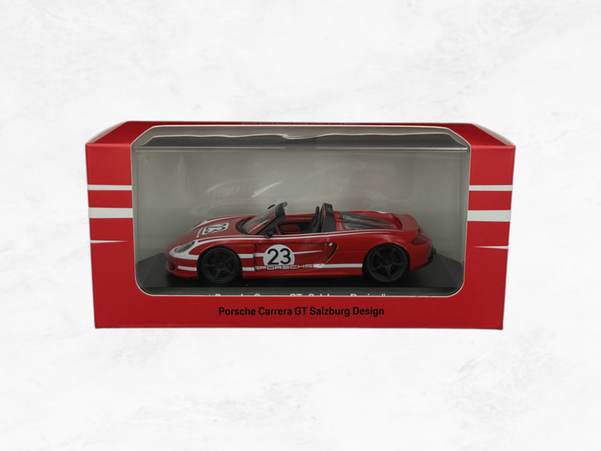 Porsche Carrera GT 2005 No.23 Salzburg Design – 1:43 Scale Model | Minichamps | Red & White