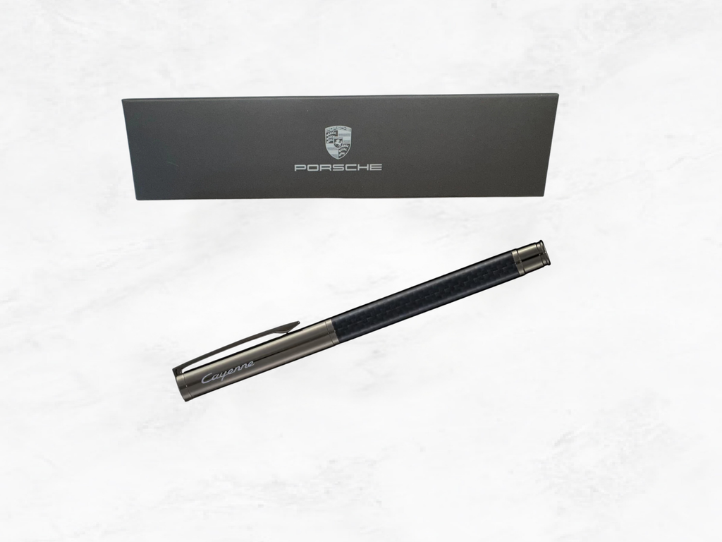 Porsche Cayenne Rollerball Pen –  Dark Grey Metallic | Carbon Design I Gift Box