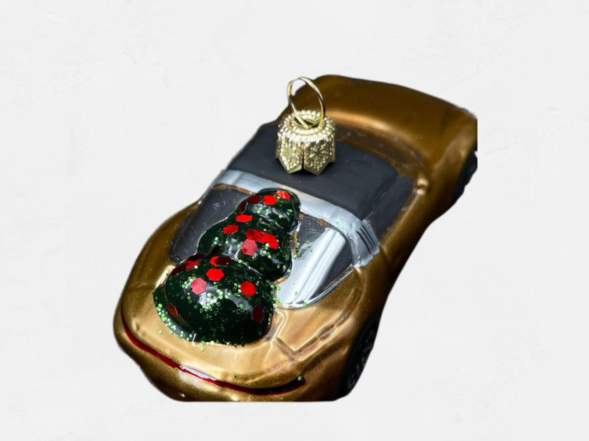Porsche 911 Targa 4S Christmas Bauble | Nordic Gold Metallic | Collector’s Edition No. 8