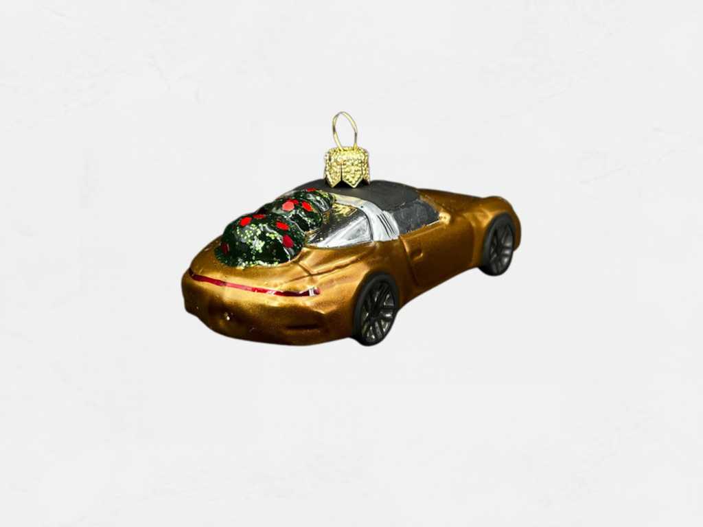 Porsche 911 Targa 4S Christmas Bauble | Nordic Gold Metallic | Collector’s Edition No. 8