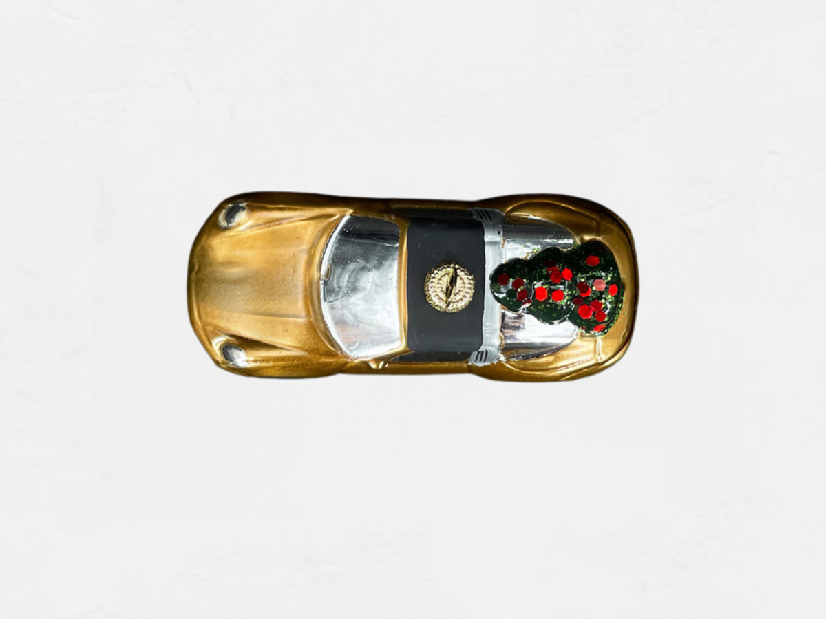 Porsche 911 Targa 4S Christmas Bauble | Nordic Gold Metallic | Collector’s Edition No. 8